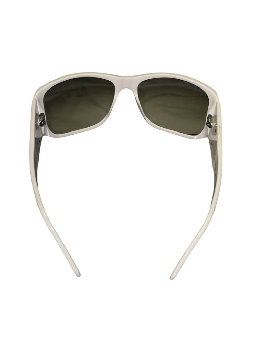 Chanel 5083-H White Sunglasses CC Logo Mother of Pearl Italy Vintage - Picture 9 of 9